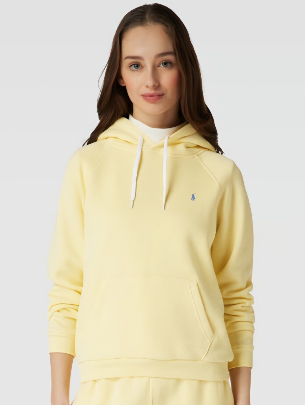 Polo Ralph Lauren Ladies Raglan Sleeve Fleece Pullover Hoodie. Size L